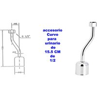 Genebre gebogen 15,5 cm für Urin-Fallrohr 1/2 1018 04 Genebre gebogen 15,5 cm für Urin-Fallrohr 1/2 1018 04 von MIBRICOTIENDA