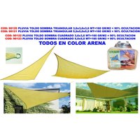 Mibricotienda - Quadratische Markise, 5 x 5 m, 160 g/m², 90 % verdeckt Mibricotienda - Quadratische Markise, 5 x 5 m, 160 g/m², 90 % verdeckt von MIBRICOTIENDA