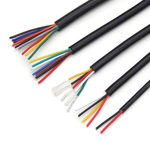Hauptleitung Fest UL2464 weicher elektronischer Audiodraht, 28 AWG bis 16 AWG, ummanteltes Drahtkabel, Kupfer-Signalkabel, 5-adrig, 6-adrig, 7-adrig Verbinder Webstuhl (Color : 28AWG, Size : 10 Mete Hauptleitung Fest UL2464 weicher elektronischer Audiodraht, 28 AWG bis 16 AWG, ummanteltes Drahtkabel, Kupfer-Signalkabel, 5-adrig, 6-adrig, 7-adrig Verbinder Webstuhl (Color : 28AWG, Size : 10 Mete von MIBSH
