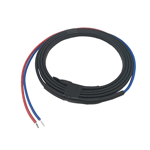 MIBSH Pfeife Haus Selbstregulierendes 12-V-Heizkabel, Kaltdraht angeschlossen, kann PE-Isolierung Niederspannungs-PTC-Heizung verwenden Boden Elektronik (Color : 12v 0.5m) von MIBSH