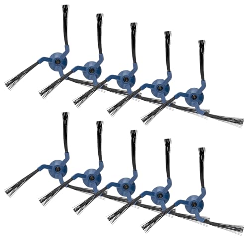 (10 Stück) Ersatz Seitenbürste, kompatibel mit Eufy X9 Pro Zubehör/ X10 Pro Omni Series Staubsauger, Roboter Staubsauger Seitenbürsten von MIBUMIKI