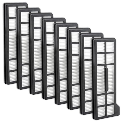 (8 Stück) HEPA Filter Kompatibel mit Eufy X10 Pro Omni Roboterstaubsaugern, Ersatzteile 8 Filter von MIBUMIKI