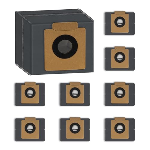 (9 Stück) Ersatz Staubsaugerbeutel für Eufy X8 Pro/ X10 Pro Omni Roboter Staubsauger-Filterbeutel, Ersatz Kanister Staubsaugerbeutel von MIBUMIKI