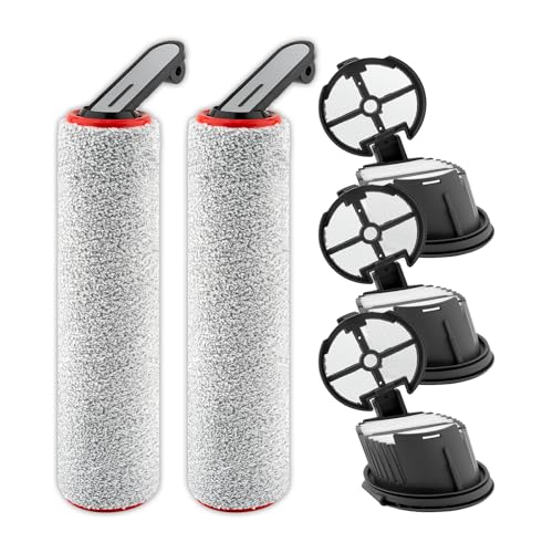 H14 Pro Ersatzrollenbürsten und HEPA-Filter, kompatibel mit Dreame H14 Pro schnurlosem Nass- und Trockensauger, 2 Bürstenrollen, 3 HEPA-Filter, Ersatzteile, 5 Stück H14 Pro Ersatzrollenbürsten und HEPA-Filter, kompatibel mit Dreame H14 Pro schnurlosem Nass- und Trockensauger, 2 Bürstenrollen, 3 HEPA-Filter, Ersatzteile, 5 Stück von MIBUMIKI