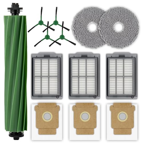 Plus 505 Combo Ersatzteile für iRobot Plus 505 Combo Roboter/Plus 405 Combo Roboter-Staubsauger, 1 Rollenbürste, 3 Staubbeutel, 2 Wischpads, 4 Seitenbürsten, 3 HEPA-Filter, 13 Stück Plus 505 Combo Ersatzteile für iRobot Plus 505 Combo Roboter/Plus 405 Combo Roboter-Staubsauger, 1 Rollenbürste, 3 Staubbeutel, 2 Wischpads, 4 Seitenbürsten, 3 HEPA-Filter, 13 Stück von MIBUMIKI