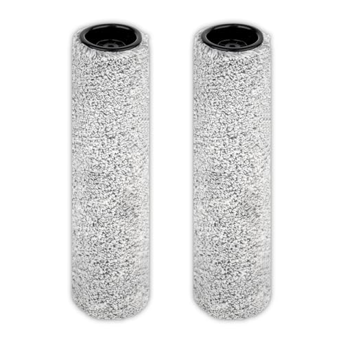 Version 2, abnehmbar: (2er-Pack) S7 Pro Ersatz-Bürstenrollen, kompatibel mit Tineco Floor One S7 Pro, Floor One S6, Stretch S6 schnurlosem Nass- und Trockensauger (ohne Griff) von MIBUMIKI