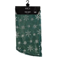 Mica Decorations Baumrock Schneeflocke Ø 120 cm grün Mica Decorations Baumrock Schneeflocke Ø 120 cm grün von MICA DECORATIONS