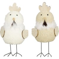 Mica Decorations Dekofigur Huhn 24 cm weiß hellbraun 2-fach sortiert Mica Decorations Dekofigur Huhn 24 cm weiß hellbraun 2-fach sortiert von MICA DECORATIONS