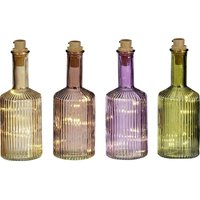 Mica Decorations Flasche Glas Ø 8 x 24 cm mit 10 Led in verschiedenen Farben Vase Mica Decorations Flasche Glas Ø 8 x 24 cm mit 10 Led in verschiedenen Farben Vase von MICA DECORATIONS