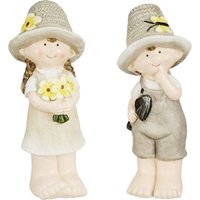 Mica Decorations Kind Keramik 23 x 9,5 x 8 cm beige-grau Mica Decorations Kind Keramik 23 x 9,5 x 8 cm beige-grau von MICA DECORATIONS