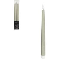 Mica Decorations LED Spitzkerze grün Ø 2 x 29 cm warmweiß - 2 Stk. Mica Decorations LED Spitzkerze grün Ø 2 x 29 cm warmweiß - 2 Stk. von MICA DECORATIONS