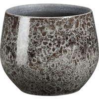 Mica Decorations - Mica Blumentopf Oliver anthrazit Terracotta ø 16 x 13 cm Topf von MICA DECORATIONS