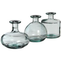 Mica Decorations - Simone Transparente Glasflasche 14 x 12 cm – verschiedene Farben/Modelle Mica Decorations - Simone Transparente Glasflasche 14 x 12 cm – verschiedene Farben/Modelle von MICA DECORATIONS
