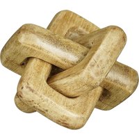 Mica Deko Figur Knoten 13 x 13 x 13 cm braun Mica Deko Figur Knoten 13 x 13 x 13 cm braun von MICA DECORATIONS