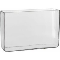 Mica Glasvase Britt H 20 x B 30 x T 10 cm transparent Mica Glasvase Britt H 20 x B 30 x T 10 cm transparent von MICA DECORATIONS