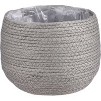 Mica Übertopf Korb Jorck Ø 22 x 19 cm grau Mica Übertopf Korb Jorck Ø 22 x 19 cm grau von MICA DECORATIONS