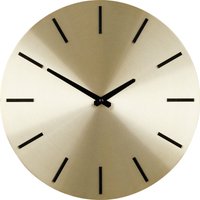 Mica Decorations - Mica Wanduhr Brixen gold Aluminium ø 35,5 cm Wanduhr von MICA DECORATIONS