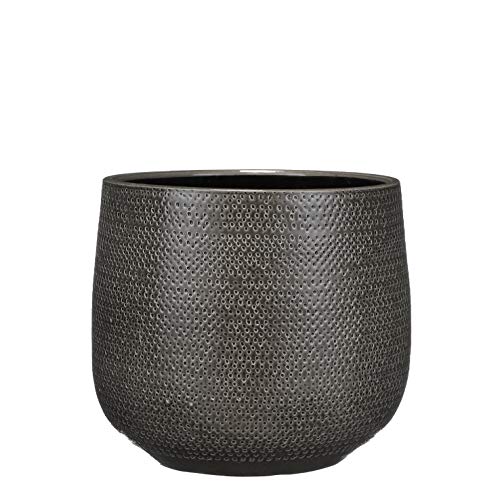 Mica decorations Gabriel Plant Pot - H25 x Ø29 cm - Grey von MICA Decorations