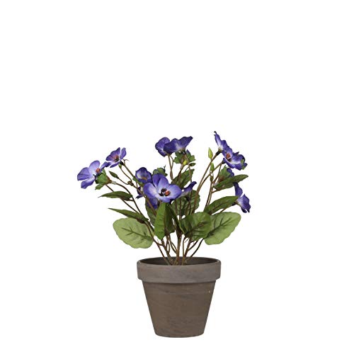 MICA Decorations Pansy - Kunstpflanze - Violett, h 19 x ø 20 cm von MICA Decorations
