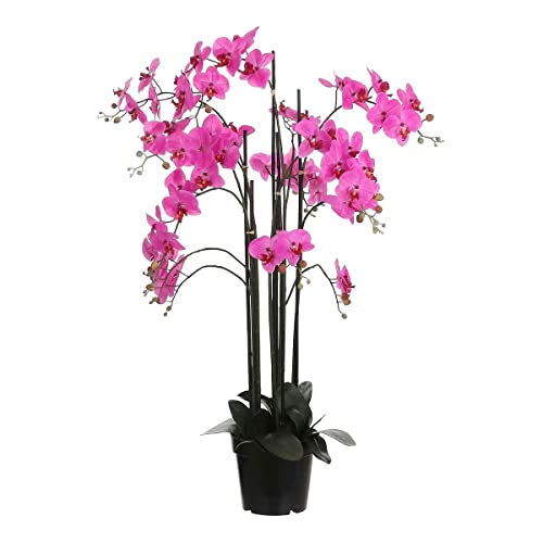Mica decorations Phalaenopsis - Kunstpflanze - Violett - H117 cm von MICA Decorations