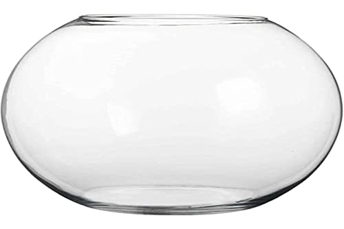 Mica Decorations Vase Babet Kugel rund transparent Glas - H 31 x Ø 40 cm - Blumenvase - Glasvase von MICA Decorations