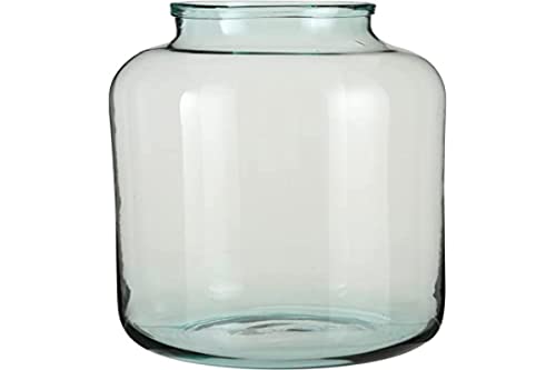 Mica Decorations Vase Vienne recyceltes Glas transparent - H 52 x Ø 29 cm - Blumenvase - Glasvase von MICA Decorations