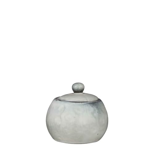 Mica Decorations Zuckerdose Tabo grau - 10 x Ø 8 cm von MICA Decorations