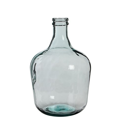 Mica decorations Diego Glasflasche/Vase, Glas, transparent, H. 42 cm D. 27 cm von MICA Decorations