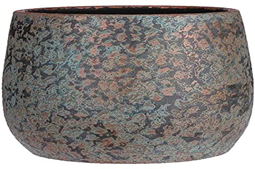 Mica decorations Clemente Blumentopf H25,5 x Ø32 cm Terrakotta Kupfer von Mica decorations