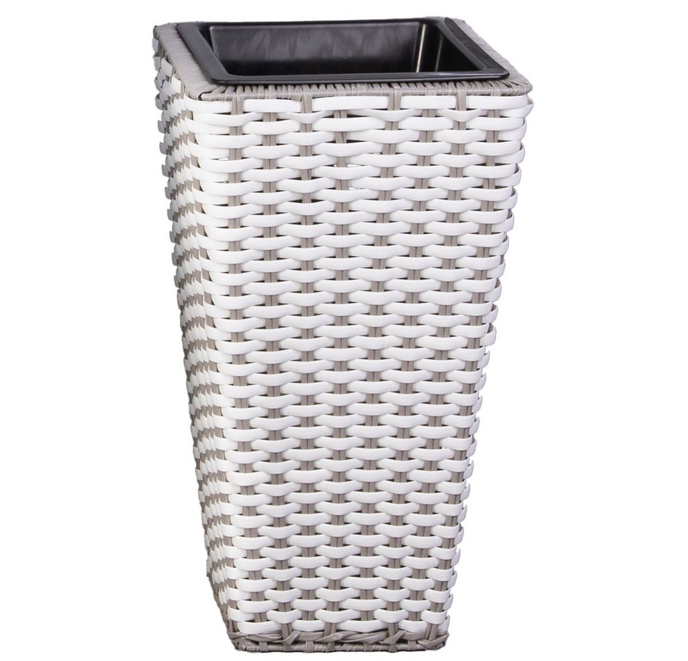 MICA Blumentopf Pflanzsäule - weiß - Größe S - ca. 22 x 22 x 39 cm MICA Blumentopf Pflanzsäule - weiß - Größe S - ca. 22 x 22 x 39 cm von MICA