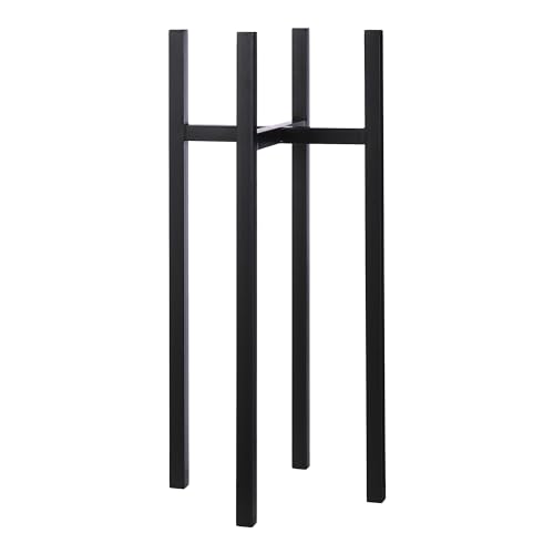 MICA Decorations Ascot XL Stand Black-l34xw34 x 71 cm, Mehrfarbig, einfarbig von MICA