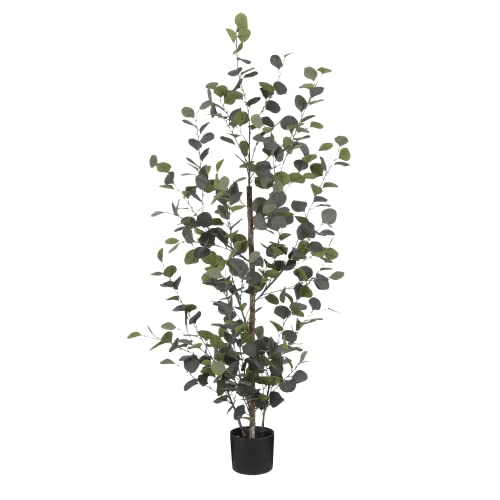 MICA Decorations Eucalyptus Kunstpflanze in Blumentopf - H150 x Ø30 cm - Grün von MICA