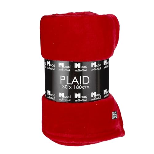 MICA Decorations Famke Fleecedecke, 180 x 130 cm, Rot MICA Decorations Famke Fleecedecke, 180 x 130 cm, Rot von MICA