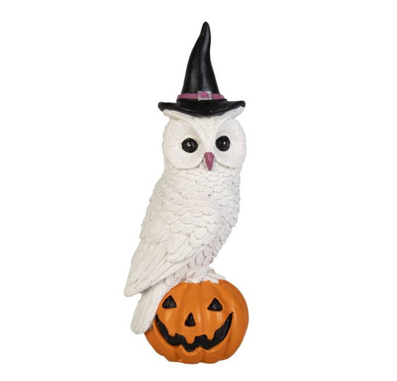 MICA Dekofigur Eule auf Kürbis mit Hut - ca. 6,2 x 5,3 x 16,5 cm MICA Dekofigur Eule auf Kürbis mit Hut - ca. 6,2 x 5,3 x 16,5 cm von MICA