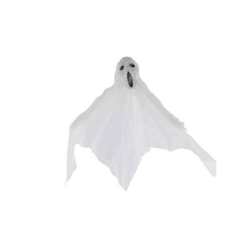MICA Dekofigur Hängedeko - Halloween - Geist - schwarz/weiß - ca. 53 x 24 cm von MICA