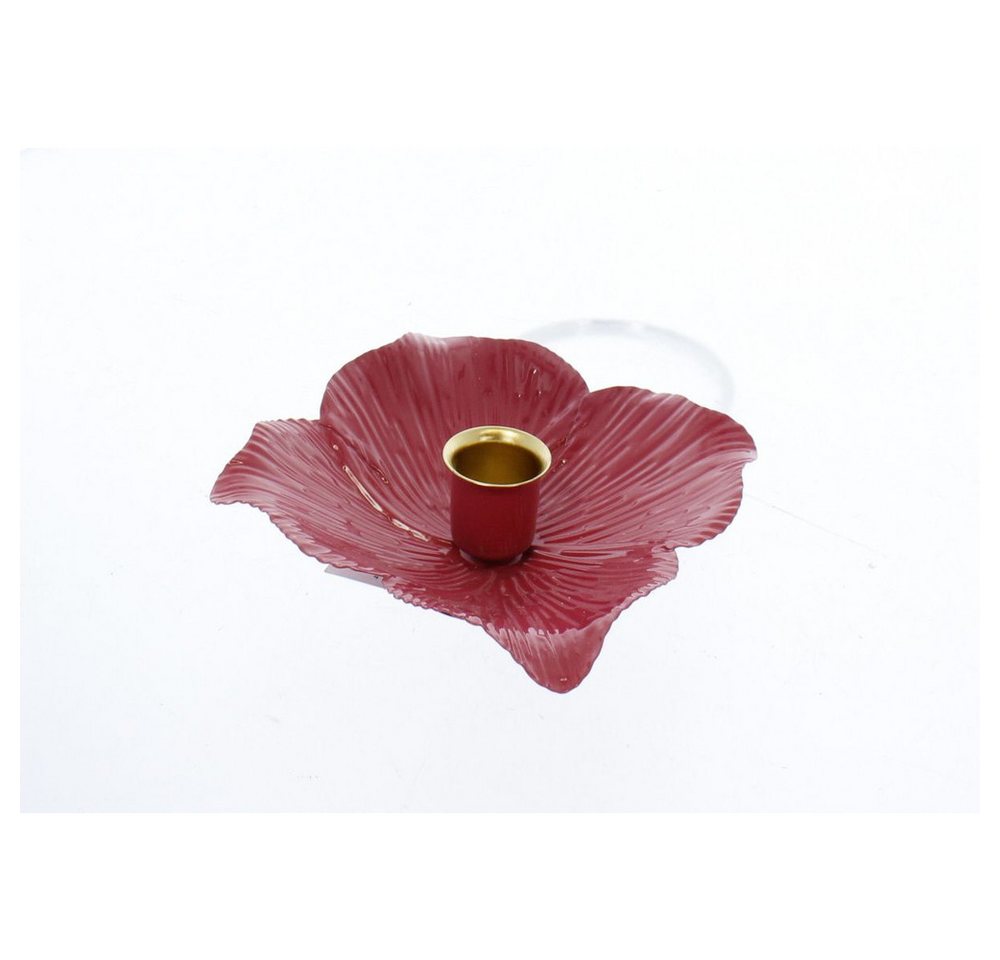 MICA Dekofigur Kerzenhalter Blume pink - ca. 13 x 13 x 3 cm MICA Dekofigur Kerzenhalter Blume pink - ca. 13 x 13 x 3 cm von MICA