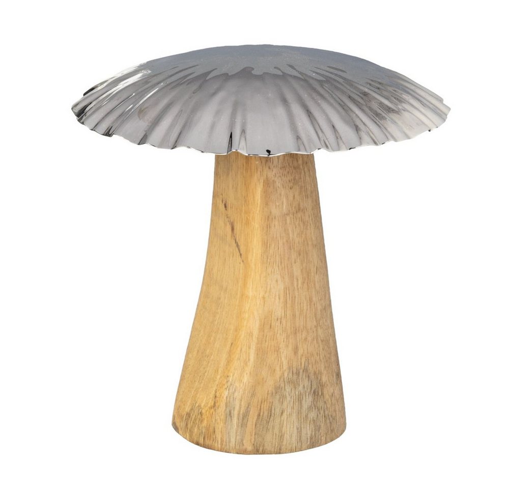 MICA Dekofigur Pilz silber/braun - ca. 19 x 18 cm MICA Dekofigur Pilz silber/braun - ca. 19 x 18 cm von MICA