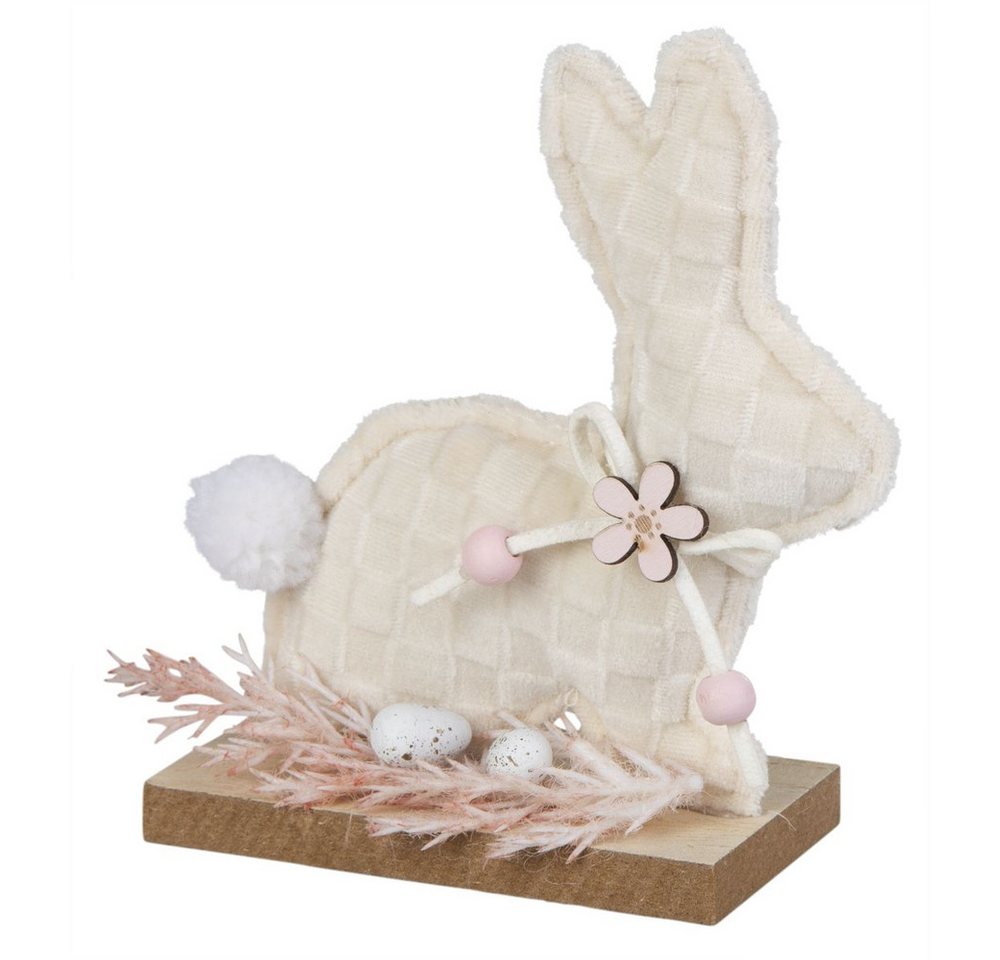 MICA Dekofigur Standdeko - Hase mit Trockenblumen - ca. 9 x 4,5 x 12 cm MICA Dekofigur Standdeko - Hase mit Trockenblumen - ca. 9 x 4,5 x 12 cm von MICA