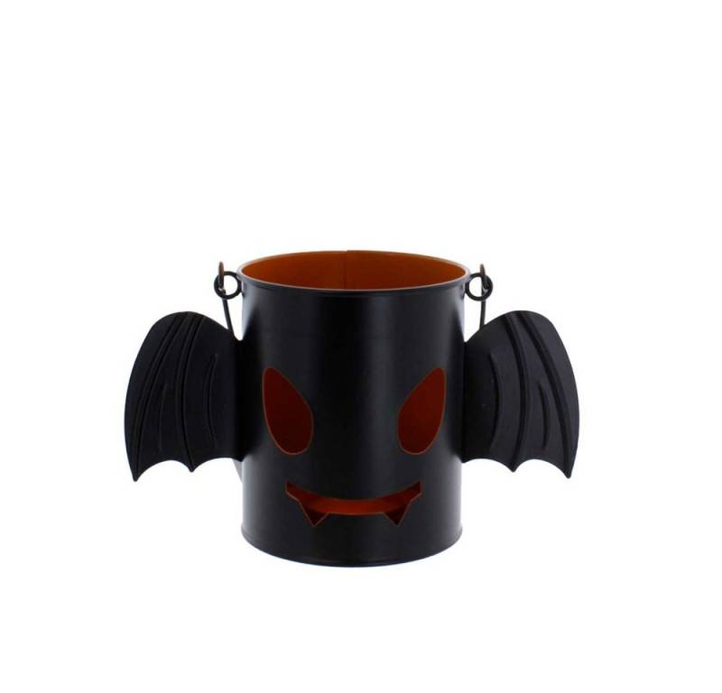 MICA Dekofigur Teelichthalter Fledermaus - ca. 18,5 x 9,4 x 11,2 cm von MICA