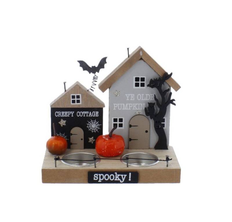 MICA Dekofigur Teelichthalter Halloweenhäuser - ca. 16 x 8 x 15,5 cm MICA Dekofigur Teelichthalter Halloweenhäuser - ca. 16 x 8 x 15,5 cm von MICA