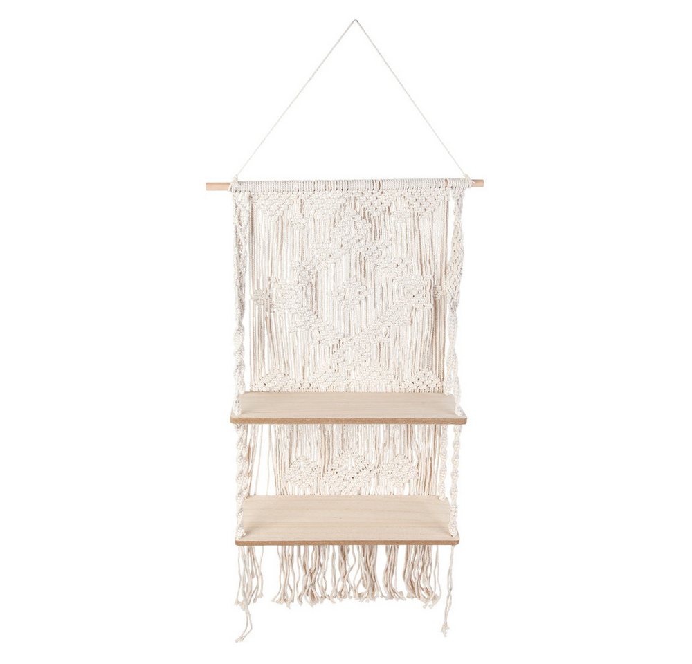 MICA Dekohänger Dekohänger - Makramee-Regal - ca. 50 x 1,5 x 120 cm MICA Dekohänger Dekohänger - Makramee-Regal - ca. 50 x 1,5 x 120 cm von MICA