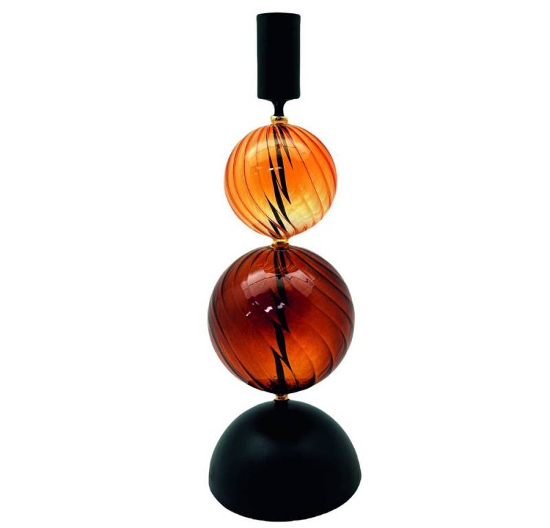 MICA Dekolicht Kerzenhalter mit Glaskugeln - ca. 24 cm MICA Dekolicht Kerzenhalter mit Glaskugeln - ca. 24 cm von MICA