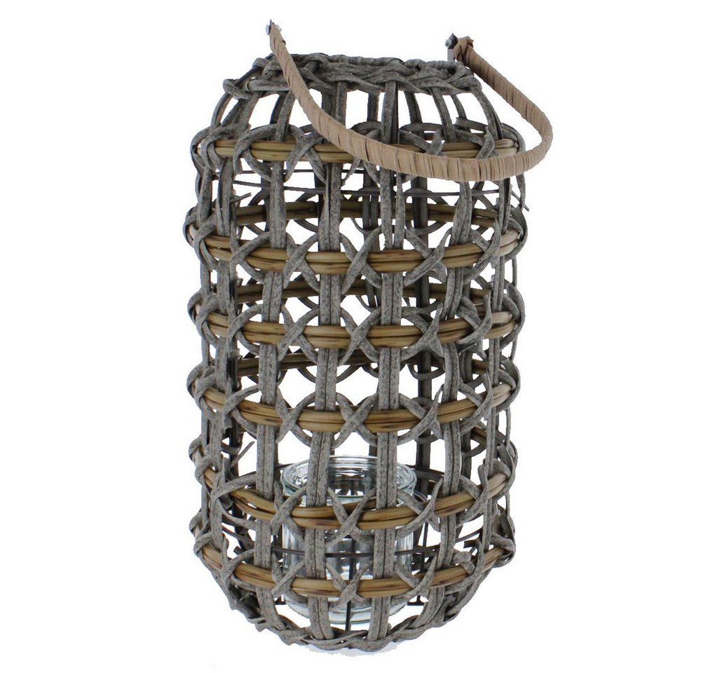 MICA Dekolicht Laterne - aus Rattan - ca. 13 x 43 cm MICA Dekolicht Laterne - aus Rattan - ca. 13 x 43 cm von MICA