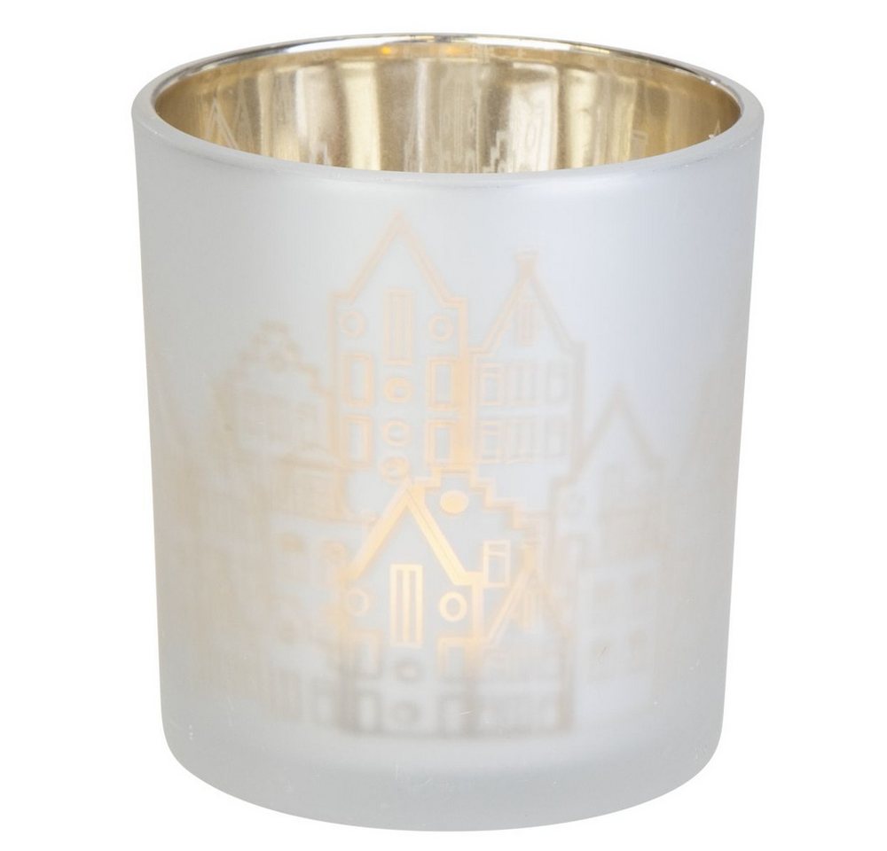 MICA Dekolicht Windlicht - Häusermotiv - Größe M - ca. 7,3 x 7,3 x 8 cm MICA Dekolicht Windlicht - Häusermotiv - Größe M - ca. 7,3 x 7,3 x 8 cm von MICA