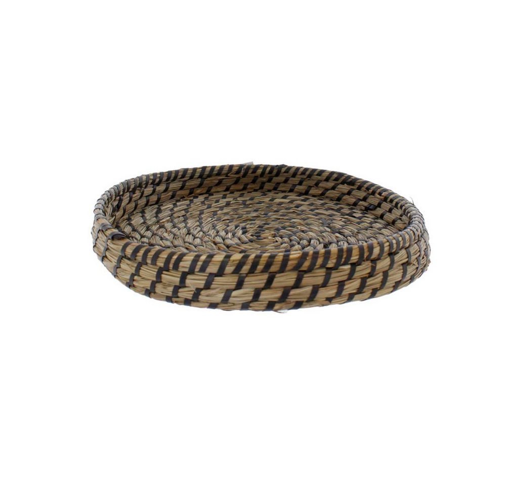 MICA Dekoteller Dekoschale - rund - schwarz - ca. 34 x 4 cm MICA Dekoteller Dekoschale - rund - schwarz - ca. 34 x 4 cm von MICA