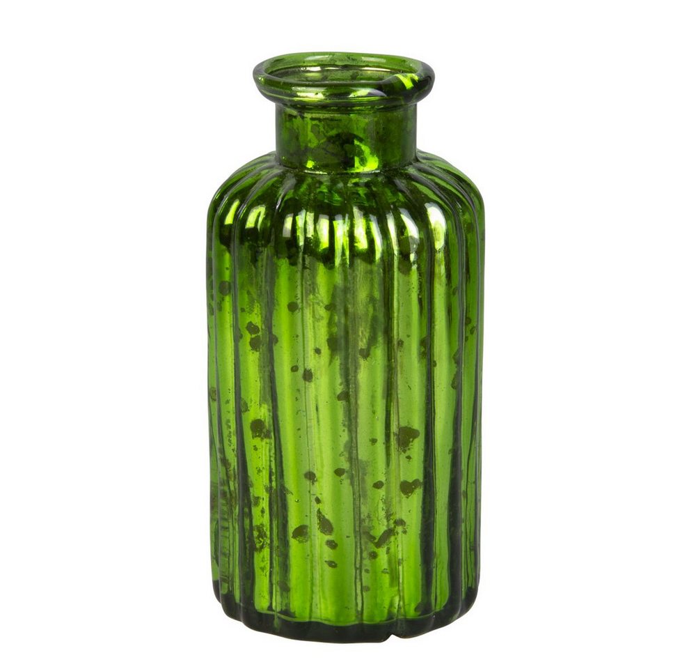 MICA Dekovase Vase glänzend - rot/blau/grün - ca. 5 x 11 cm - 1 Stück MICA Dekovase Vase glänzend - rot/blau/grün - ca. 5 x 11 cm - 1 Stück von MICA