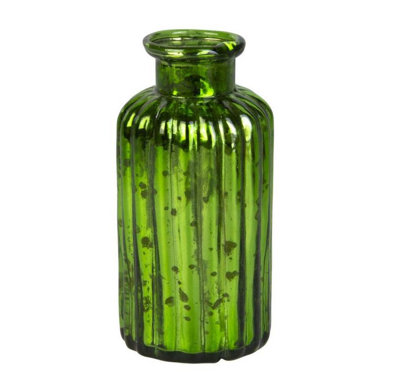 MICA Dekovase Vase glänzend - rot/blau/grün - ca. 5 x 11 cm - 1 Stück MICA Dekovase Vase glänzend - rot/blau/grün - ca. 5 x 11 cm - 1 Stück von MICA