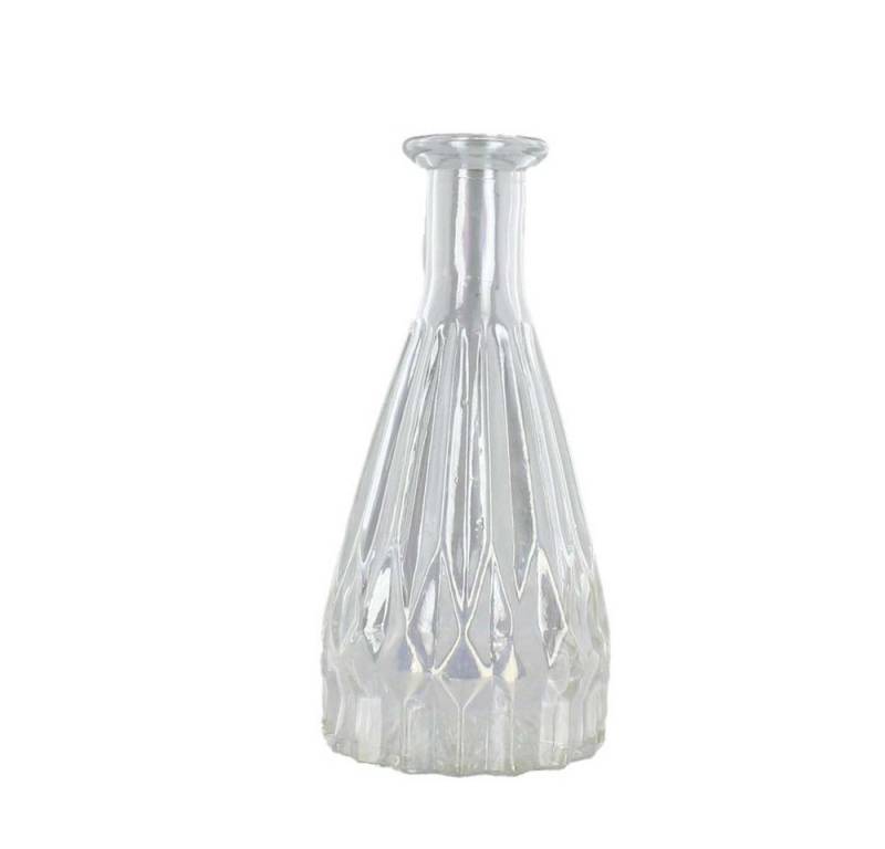 MICA Dekovase Vase in Flaschenform - klar - ca. 6,5 x 14,5 cm von MICA