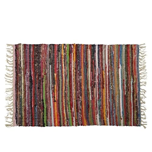 MICA Fransenteppich - ca. 60 x 90 cm - bunt von MICA
