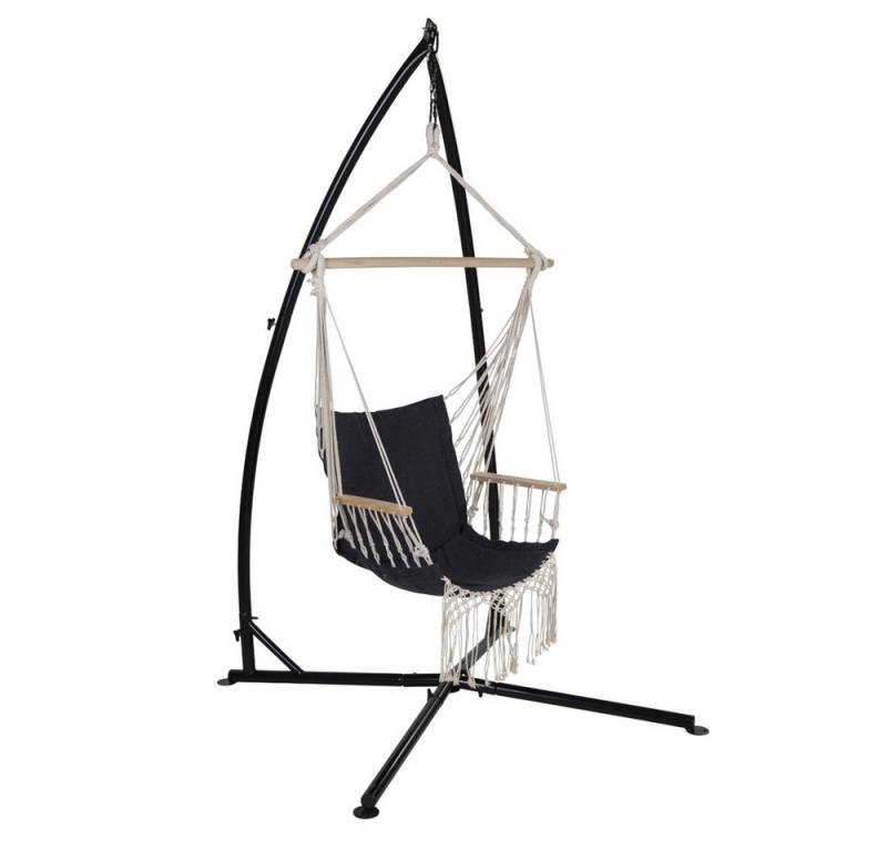 MICA Gartenlounge-Bank Gestell für Hängestuhl - ca. 109 x 109 x 205 cm von MICA